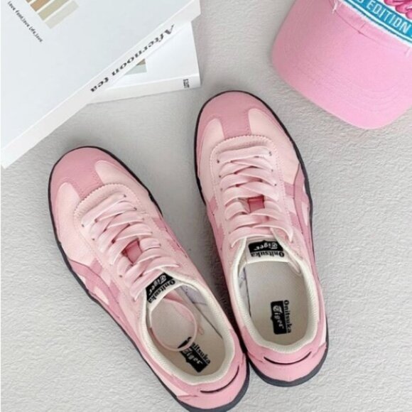 New asics Onitsuka Tiger casual shoes pink women's casual shoes - Picture 5 of 5